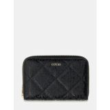 Guess Libby Orta Boy Fermuarlı Kadın Siyah Cüzdan Swgg9912140-Bla