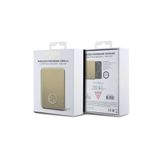 Guess Lisanslı Magsafe Şarj Özellikli Taşlı 4g Logolu Powerbank 3000mah 5w Gold