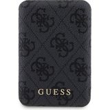 Guess Lisanslı Powerbank 5000mAh 15W Hızlı Şarj Özellikli PU Deri Tasarım Siyah