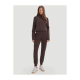 Guess Logo Band Scuba Kadın Jogger Pantolon, Kahverengi, XL