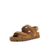 Guess Logolu Cırt Cırtlı Süet Dokulu Sandalet FLPFLOESU03 Bayan SANDALET FLPFLO ESU03 BROWN