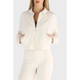 Guess Logolu Regular Fit Klasik Yaka Scuba Ceket V6RQ17KD822 Bayan CEKET V6RQ17 KD822 G9L9