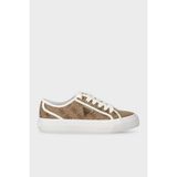 Guess Logolu Sneaker Ayakkabı FLGJEAFAL12 Bayan Ayakkabı Flgjea FAL12 Beıbr - Kahverengi