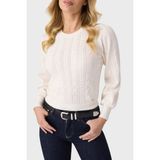 Guess Ls Cn Joanna Regular Fit Bisiklet Yaka Kazak W6BR44Z1441 Kadın Kazak W6BR44 Z1441 G012 - Beyaz - M