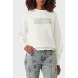 Guess Ls Cn Madeline Logo Kazak W6YR30Z0978 Kadın Kazak W6YR30 Z0978 G012 - Beyaz