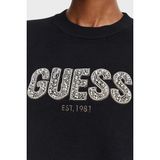 Guess Ls Cn Madeline Logo Kazak W6YR30Z0978 Kadın Kazak W6YR30 Z0978 Jblk - Siyah - 2XL