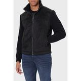Guess Ls Mn Suede Regular Fit Dik Yaka Örgü Detaylı Ceket M5BR79Z5570 Erkek Ceket M5BR79 Z5570 Jblk - Siyah - 2XL