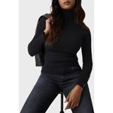 Guess Ls Tn Ellie Slim Fit Balıkçı Yaka Fittilli Kazak W6BR29Z1417 Kadın Kazak W6BR29 Z1417 Jblk - Siyah
