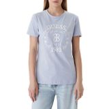 Guess Maddalena Kadın Aktif Regular Fit T-Shirt V6RI12J1314, Mavi, XS
