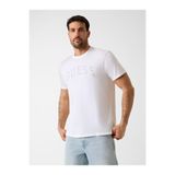 Guess Marine Regular Fit T-Shirt, S, M6RI11KC4J0, Beyaz, Erkek
