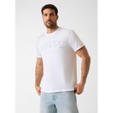Guess Marine Regular Fit T-Shirt, XL, M6RI11KC4J0, Beyaz, Erkek