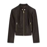 Guess Marlene Kadın Suni Deri Ceket W6YL25W2914 - -- - Kahve