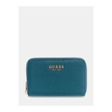 Guess Marsha Saffiano Kadın Cüzdanı, Mavi, Çift Fermuarlı, Kredi Kartı Bölmesi