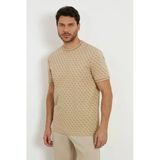 Guess Marshall Erkek Bej Aktif Regular Fit T-Shirt Z2yı05j1314-P13w