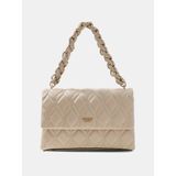 Guess Maxine Kapaklı Kadın Krem Omuz Çantası Hwqg9733200-Lta