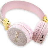 Guess Metal Logolu 4G PU Deri Bluetooth Kulaklık