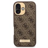 Guess Metal Plaka Logo iPhone 16 Plus Magsafe Uyumlu Kılıf