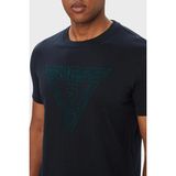 Guess Miken Pamuklu Regular Fit Bisiklet Yaka T Shirt Z6YI20K5016 Erkek T Shirt Z6YI20 K5016 A73L - Lacivert - Beyaz