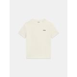 Guess Milena Kadın Aktif Regular Fit T-Shirt, Beyaz, L