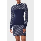 Guess Mock 4g Logolu Slim Fit Yarım Balıkçı Yaka Kazak W5BR24Z3JD2 Bayan Kazak W5BR24 Z3JD2 Fbdı - Lacivert