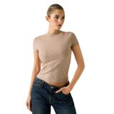 Guess Mock Slim Fit T-Shirt, S, W4BI26.J1314.A10L, BEJ, Kadın