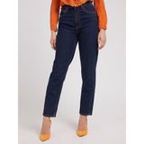 Guess Mom Kadın Relaxed Fit Jean W2YA21D4NH4, Lacivert, 26/29