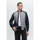 Guess Mono Erkek Bomber Ceket - Mavi