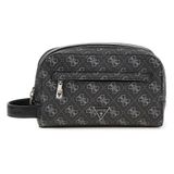 Guess Monogram Desenli İki Bölmeli El Çantası, Standart, PMMILOP5461, Siyah, Erkek
