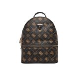 Guess Monogram Desenli Sırt Çantası, Standart, TWGP9890032, Kahverengi, kadın