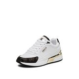 Guess Moxea Active Lady Le Beyaz Kahverengi Ochra Kadın Jimnastik Ayakkabısı