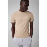 Guess Nakışlı Logo T-Shirt Z6YI17K4968 - Bej