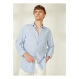 Guess Nautical Erkek Keten Slim Fit Gömlek