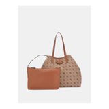 Guess Neda Large Tote Kadın Omuz Çantası, Kahverengi, 2 in 1