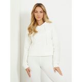 Guess New Alisa Kadın Aktif Scuba Sweatshirt V2YQ08K7UW2, Krem, XS