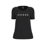 Guess New Carrie Kadın Modal Karışımlı Slim Fit T-Shirt O5RI01KBBU1, Siyah, M