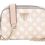 GUESS Noelle Crossbody kamera çantası, kum logolu, Sand Logo