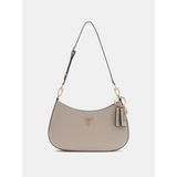 Guess Noelle Iı Üstten Fermuarlı Kadın Kahverengi Omuz Çantası Hwzg9672180-Tau