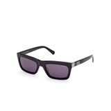 GUESS NORMAL DİKDÖRTGEN FULL RIM ERKEK GÜNEŞ GÖZLÜĞÜ, Siyah, 55