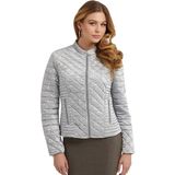 Guess Normal Gri Kadın Ceket New Vona Jacket - Polyamıde Leather - XS