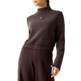GUESS Olympe High Neck SWE Sweatshirt Kadın V4yq05 Kcay2 Kahverengi