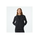 Guess Olympe Kadın Aktif Modal Karışımlı Scuba Kapüşonlu Sweatshirt Siyah