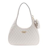 GUESS Omuz Çantası Atabey Hobo Bag Cream White krem
