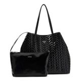 GUESS Omuz Çantası Shopper Cheryl Large 2'si 1 arada Tote Black siyah