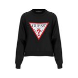 Guess Original Fleece Kadın Sweatshirt W2YQ16KBA11, Siyah, M