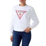 Guess Original Fleece Sweatshirt, XL, P51222S1734, BEYAZ, Kadın