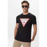 Guess Original Logo Erkek Siyah Slim Fit T-Shirt M2yı71ı3z14-Jblk