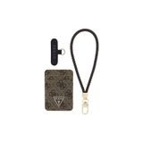 Guess Orjinal Lisanslı Bilek Askı İpli Magnetik Kartlık 2İn1 Aksesuar Set Kahverengi