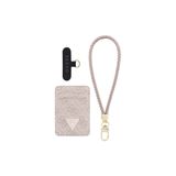 Guess Orjinal Lisanslı Bilek Askı İpli Magnetik Kartlık 2İn1 Aksesuar Set Pembe