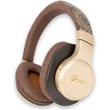 Guess Orjinal Lisanslı Script Gold Serisi Metal Yazı Logolu Bluetooth Kulaklık TWS Kahverengi Konforlu Tasarım