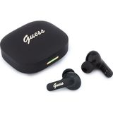 Guess Orjinal Lisanslı Script Metal Yazı Logolu Tws Kulak Içi Bluetooth Kulaklık Siyah